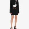 Bawełniana sukienka z dzianiny Goose