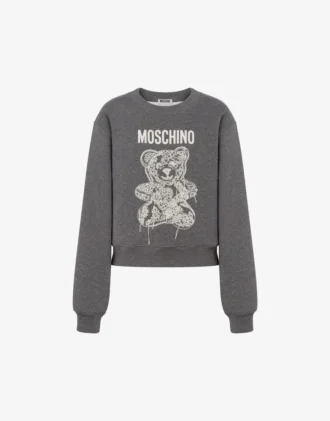 Bluza Moschino Teddy Bear z bawełny organicznej