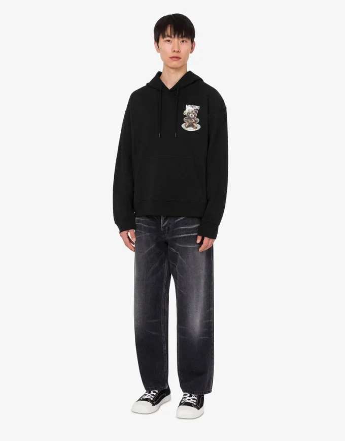 Bluza Moschino Teddy Bear z bawełny organicznej