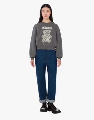 Bluza Moschino Teddy Bear z bawełny organicznej