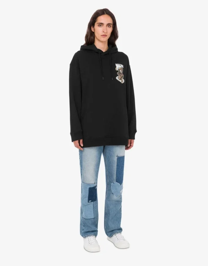 Bluza Moschino Teddy Bear z bawełny organicznej Bluza Moschino Teddy Bear z bawełny organicznej