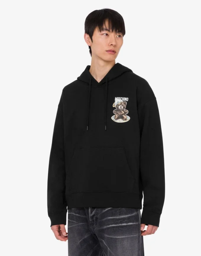 Bluza Moschino Teddy Bear z bawełny organicznej
