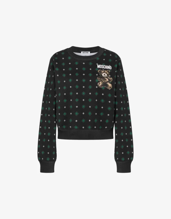 Bluza Moschino Teddy Bear z bawełny organicznej