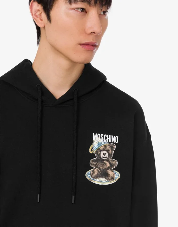 Bluza Moschino Teddy Bear z bawełny organicznej