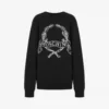 Bluza z kapturem z bawełny organicznej Logo Laurel Crown