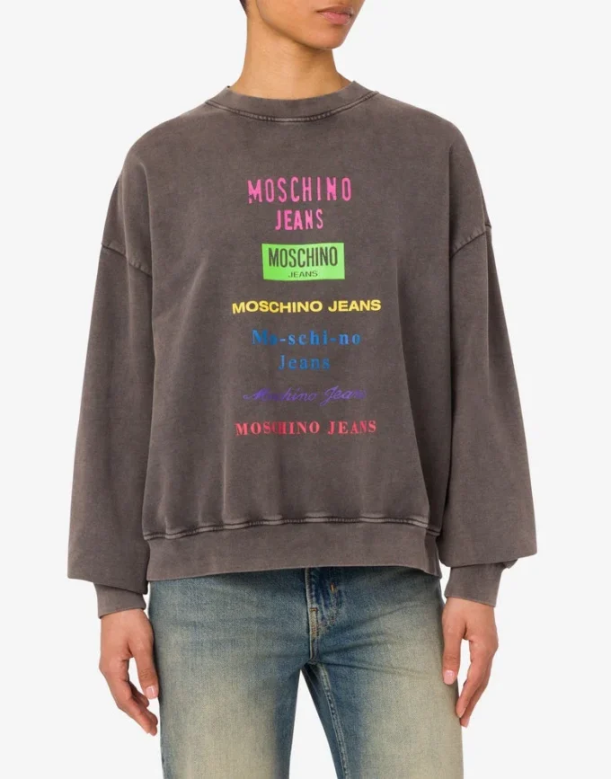Bluza z nadrukiem z bawełny Bluza z nadrukiem z bawełny