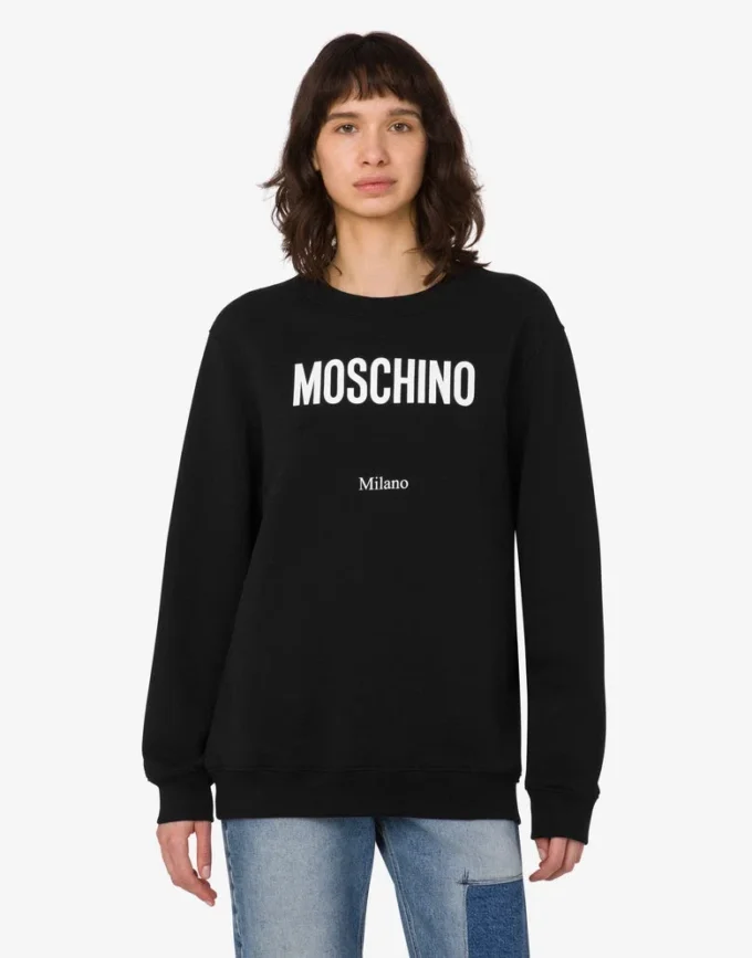 Bluza z nadrukiem z bawełny organicznej