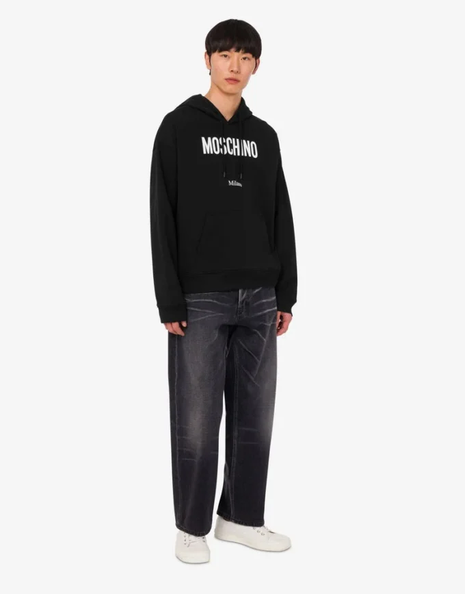 Bluza z nadrukiem z bawełny organicznej Bluza z nadrukiem z bawełny organicznej