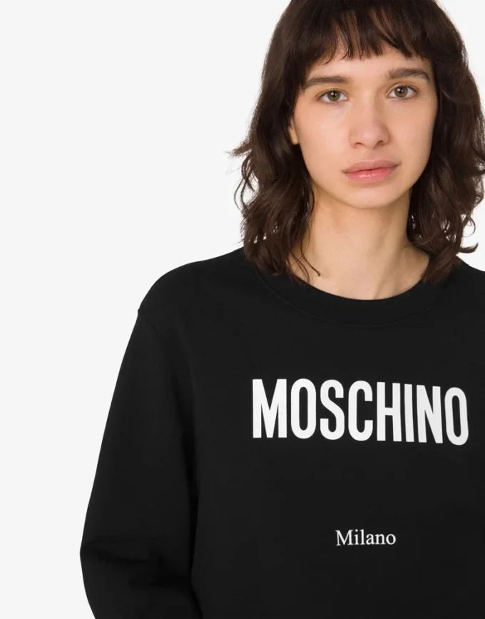 Bluza z nadrukiem z bawełny organicznej