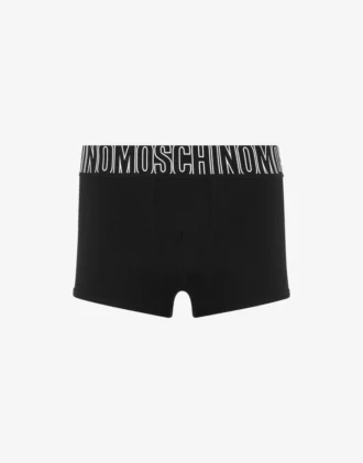 Boxerki z elastycznej dzianiny Gumka