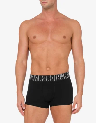 Boxerki z elastycznej dzianiny Gumka