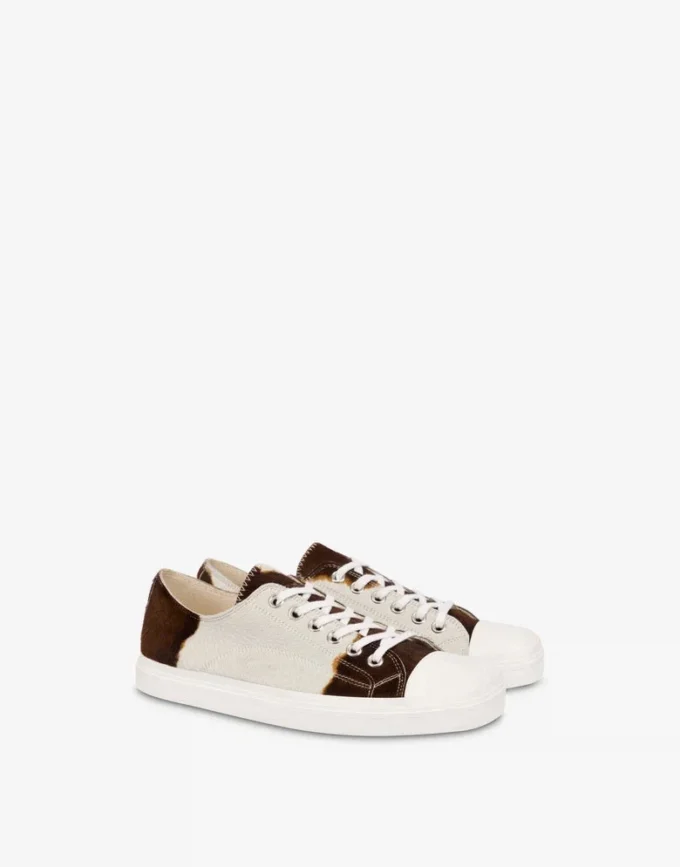 Buty sportowe ze skóry kucyka
