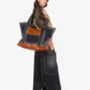 Denimowa torba typu maxi Denimowa torba typu maxi
