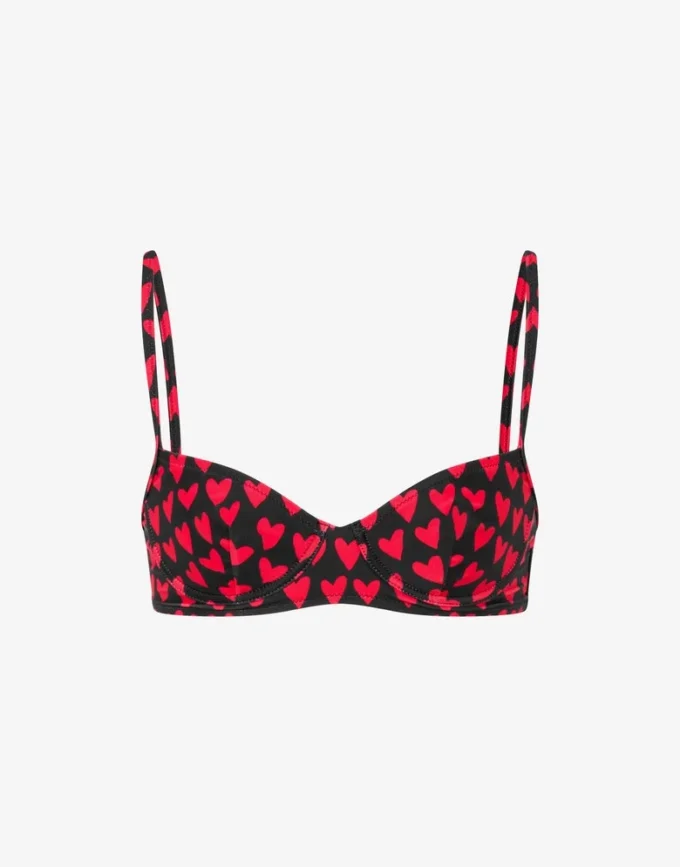 Drukowany stanik bikini z lycry