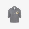 Dzianinowa koszulka polo z logo Laurel Crown Dzianinowa koszulka polo z logo Laurel Crown