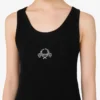 Elastyczny bawełniany top z logo Laurel Crown