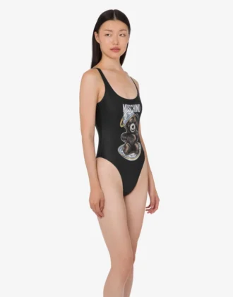 Jednoczęściowy kostium kąpielowy Moschino Teddy Bear