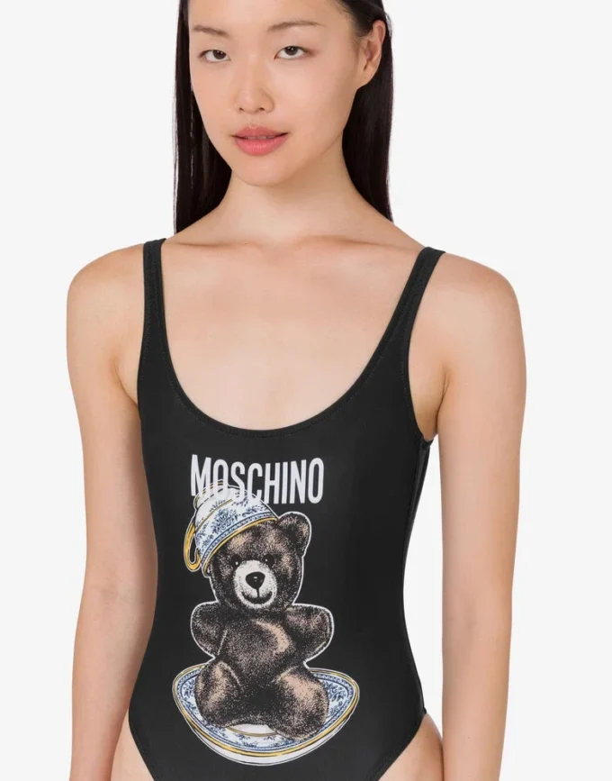 Jednoczęściowy kostium kąpielowy Moschino Teddy Bear
