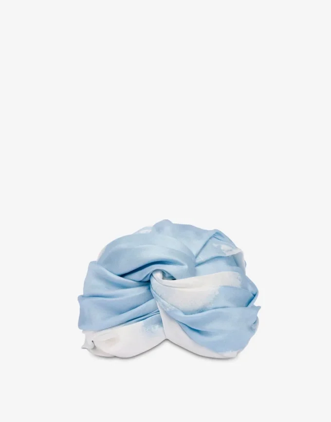 Jedwabny turban z twillu Archiwalne chmury