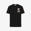 Koszulka polo z dzianiny z bawełny organicznej Moschino Teddy Bear Koszulka polo z dzianiny z bawełny organicznej Moschino Teddy Bear