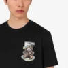 Koszulka polo z dzianiny z bawełny organicznej Moschino Teddy Bear Koszulka polo z dzianiny z bawełny organicznej Moschino Teddy Bear