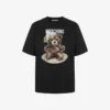 Koszulka z dzianiny bawełnianej Moschino Teddy Bear