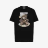 Koszulka z dzianiny bawełnianej Moschino Teddy Bear