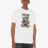 Koszulka z dzianiny bawełnianej Moschino Teddy Bear