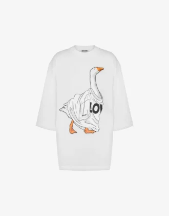 Koszulka z dzianiny bawełnianej organicznej Goose