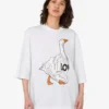 Koszulka z dzianiny bawełnianej organicznej Goose