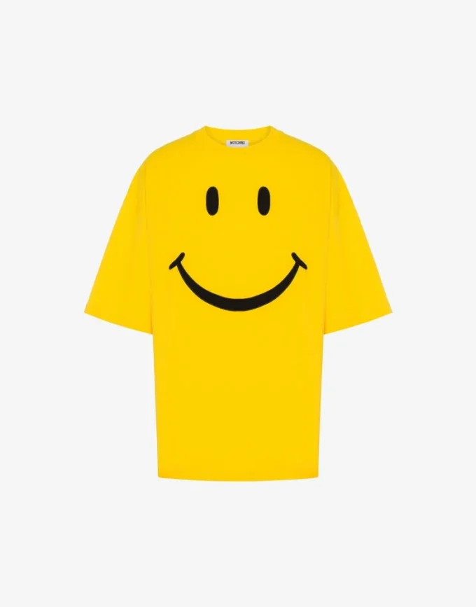 Koszulka z dzianiny bawełnianej organicznej Smiley® Koszulka z dzianiny bawełnianej organicznej Smiley®