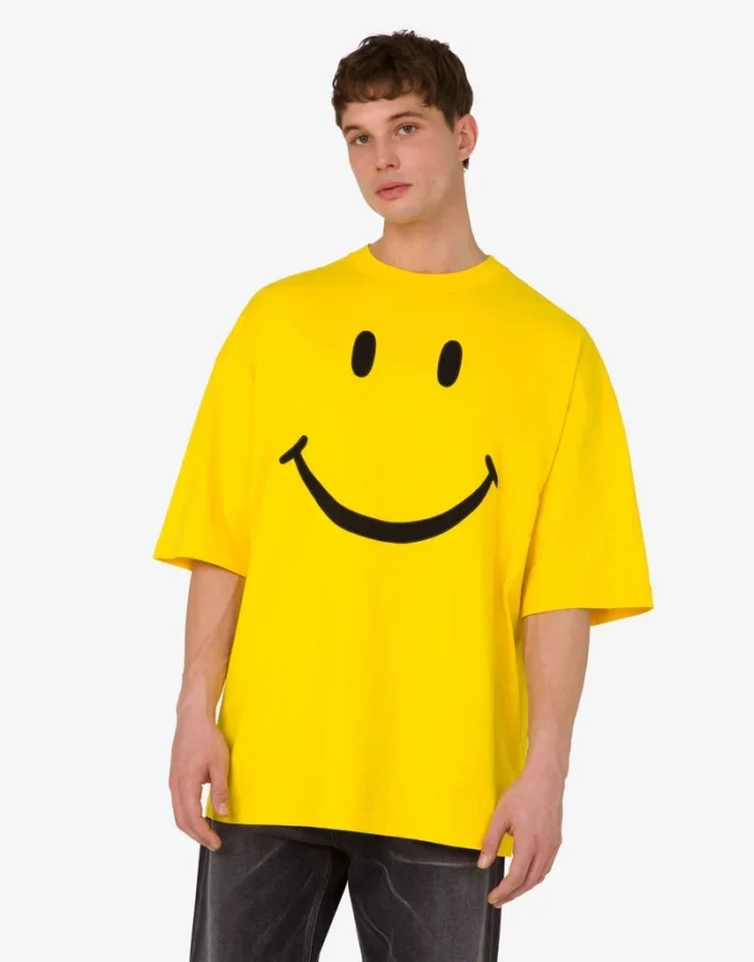 Koszulka z dzianiny bawełnianej organicznej Smiley® Koszulka z dzianiny bawełnianej organicznej Smiley®