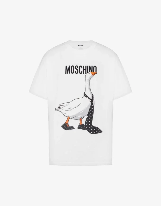 Koszulka z dzianiny z organicznej bawełny Goose