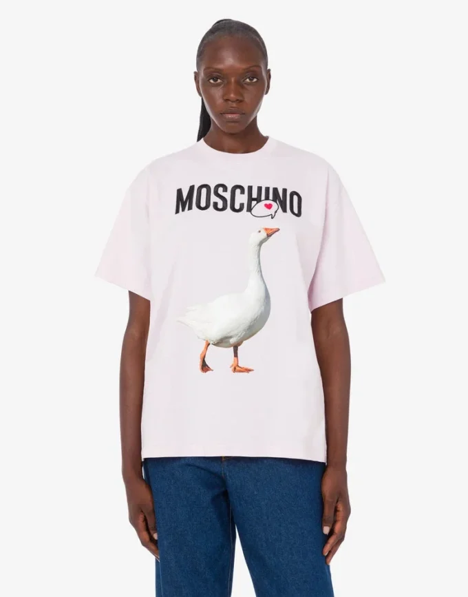 Koszulka z dzianiny z organicznej bawełny Goose