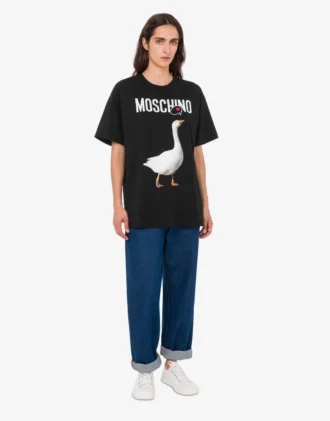 Koszulka z dzianiny z organicznej bawełny Goose