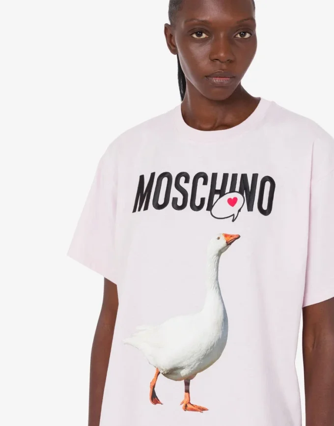 Koszulka z dzianiny z organicznej bawełny Goose