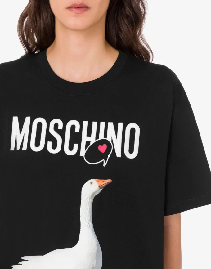 Koszulka z dzianiny z organicznej bawełny Goose