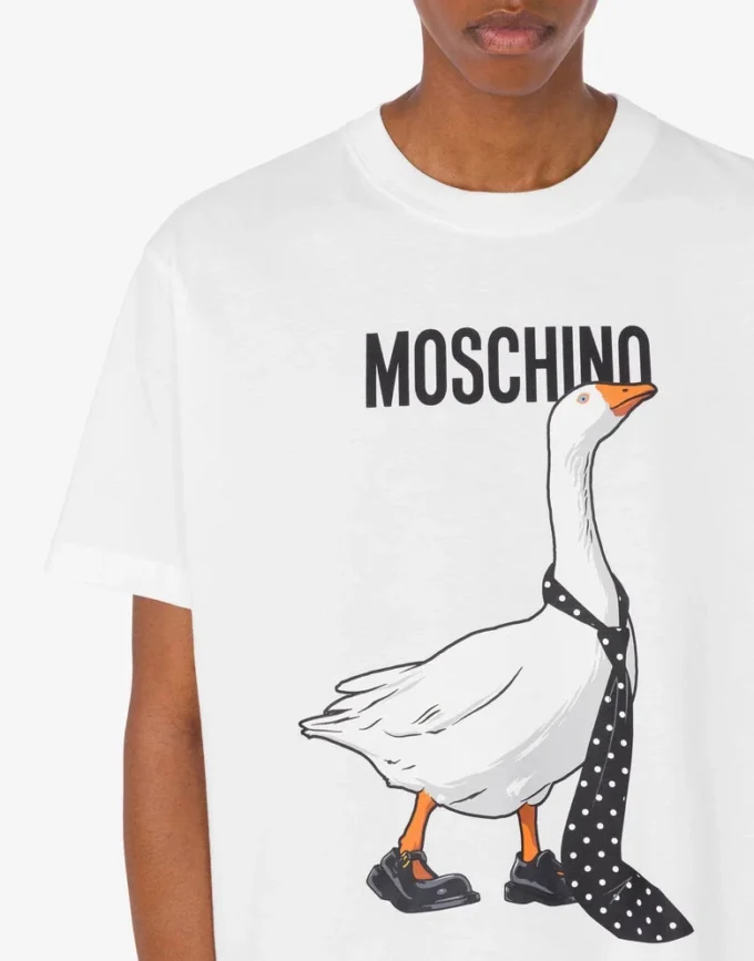 Koszulka z dzianiny z organicznej bawełny Goose