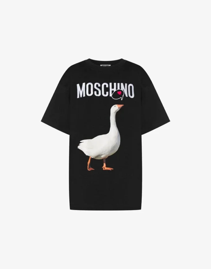 Koszulka z dzianiny z organicznej bawełny Goose