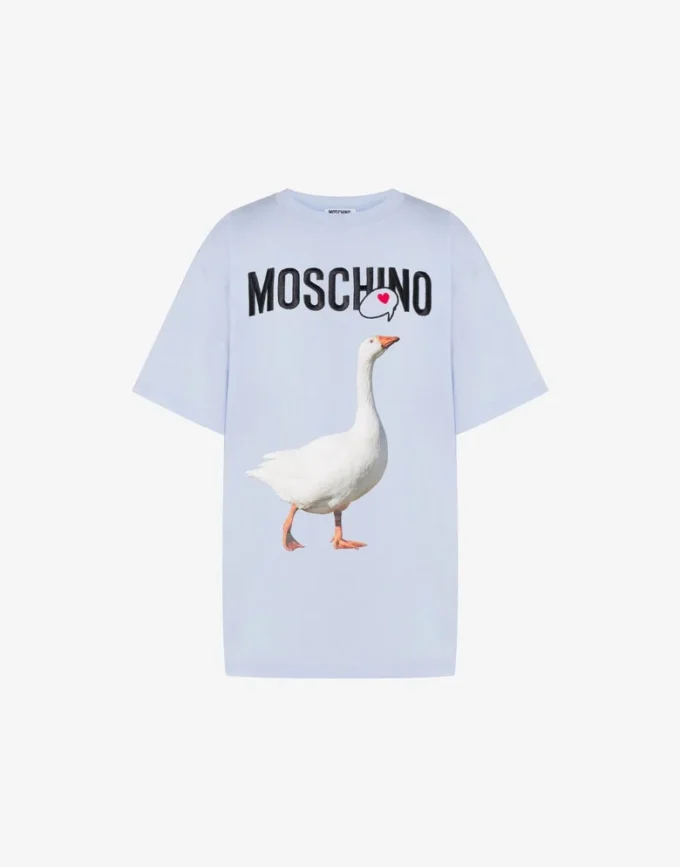 Koszulka z dzianiny z organicznej bawełny Goose