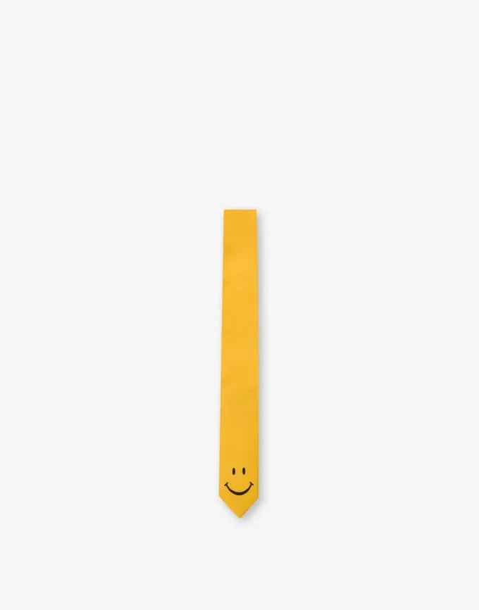 Krawat jedwabny Smiley®