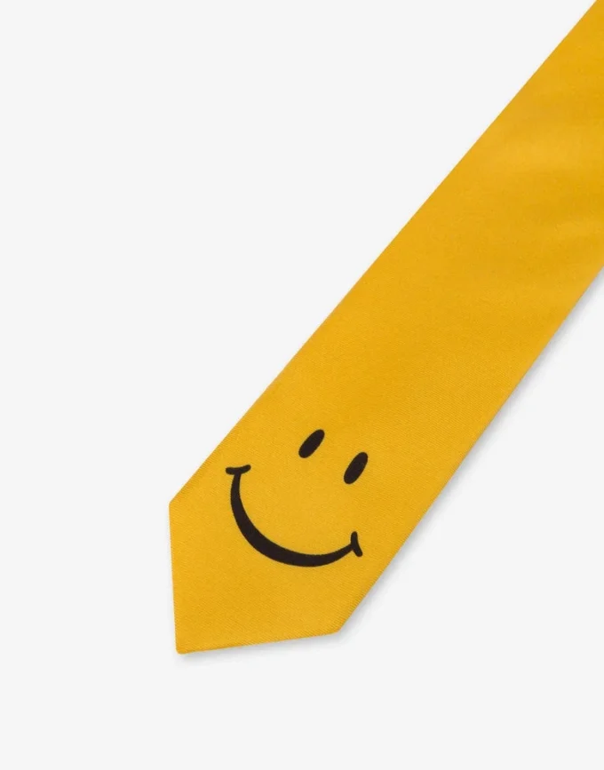 Krawat jedwabny Smiley®