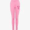Legginsy Moschino Teddy Bear z technicznego materiału