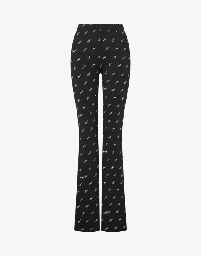 Legginsy z technicznego dżerseju z nadrukiem