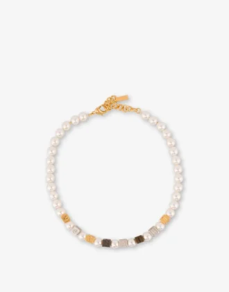 Naszyjnik typu choker z perłami