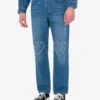 Niebieskie bawełniane spodnie jeansowe Niebieskie bawełniane spodnie jeansowe