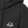 Nylonowa kurtka puchowa z logo Laurel Crown
