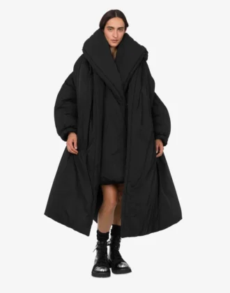 Oversize’owa kurtka puchowa z technicznego materiału