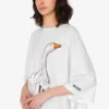 Oversize’owa sukienka z grubej bawełny Goose
