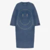 Oversize’owa sukienka z grubej bawełny Smiley®